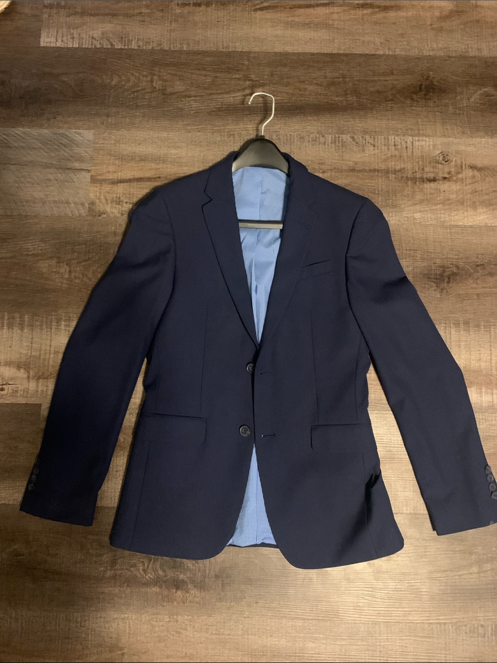 Egara Skinny Fit Men's Suit Jacket Classic Navy
